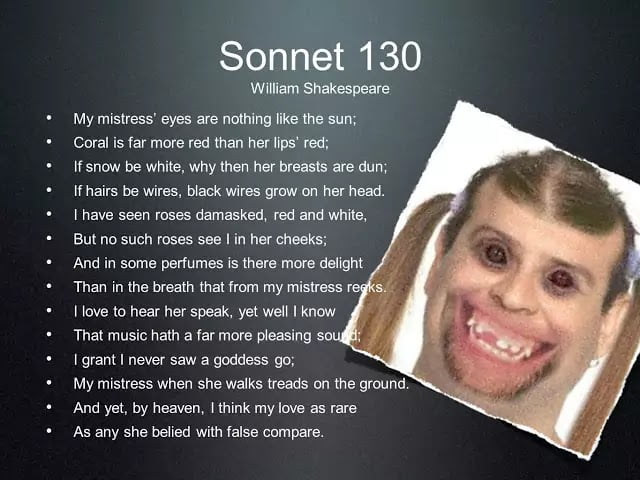 Shakespeare's Sonnet No. 130: Full Text