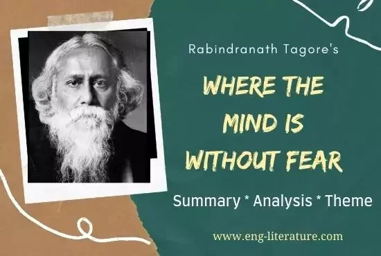 Where the Mind is without Fear, Summary & Analysis