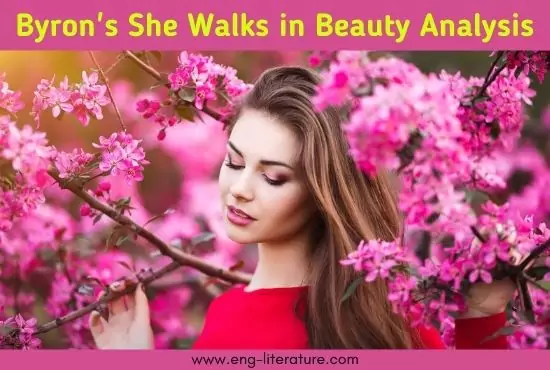 She Walks in Beauty Analysis