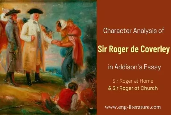 Graffiti Draw a character sketch of sir roger de coverley for 