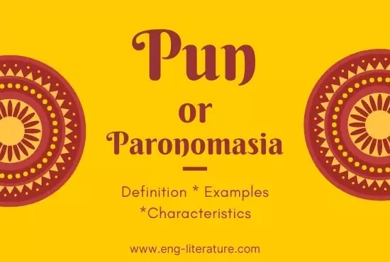 Pun | Paronomasia | Definition, Characteristics, Examples in Literature