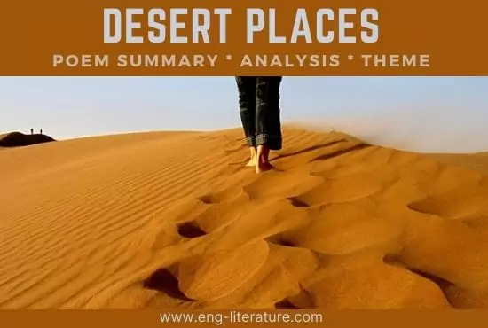 desert places frost analysis