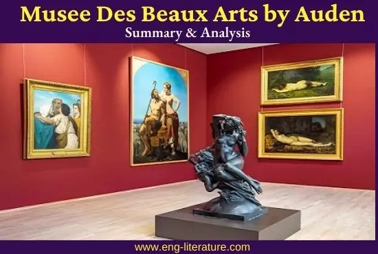 Musee Des Beaux Arts Poem | Summary, Analysis, Line by Line Analysis