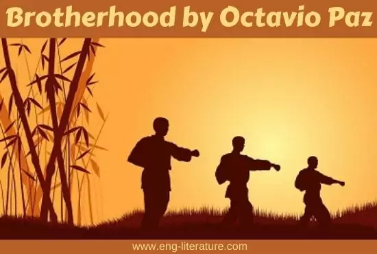 Brotherhood by Octavio Paz | Summary, Analysis, Line by Line Analysis