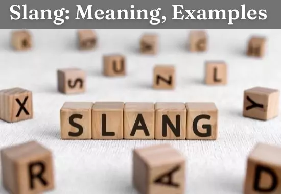 Slang | Meaning, Definition, Examples, Characteristics, Origin in Language