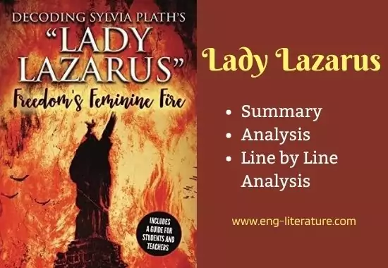 Lady Lazarus by Sylvia Plath | Summary, Analysis, Line by Line Analysis, Imagery