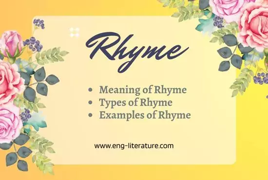 Rhyme Scheme in Poetry | Meaning, Types and Examples in Literature