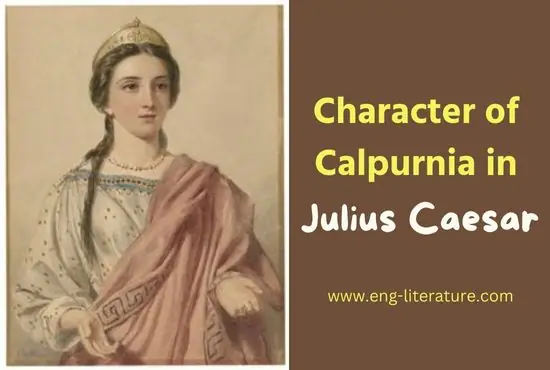 Character of Calpurnia in Julius Caesar