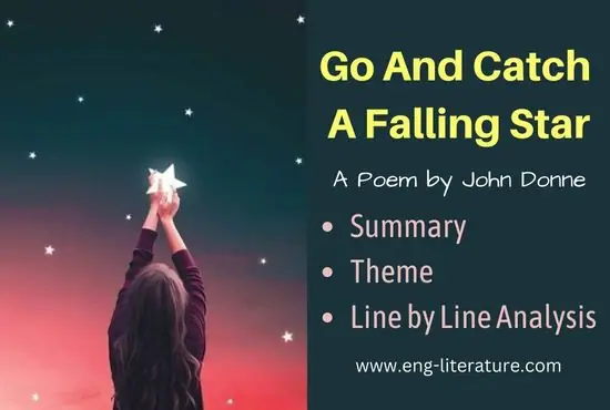 Go And Catch A Falling Star | Summary, Theme, Line by Line Analysis