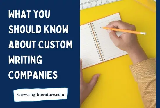 What You Should Know about Custom writing Companies 
