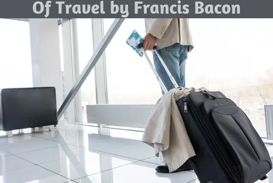 bacon essay of travel summary